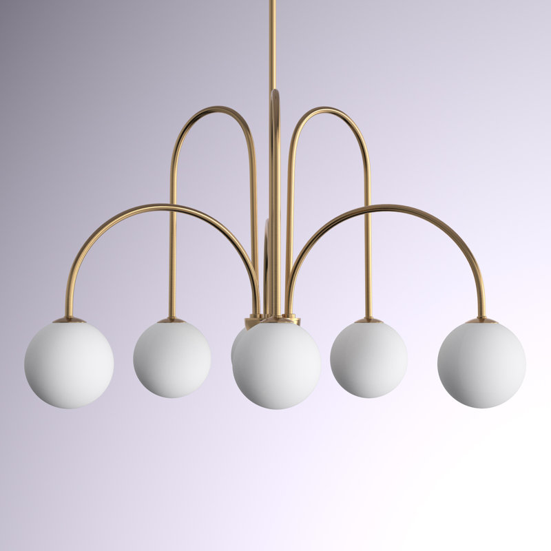 Abrial 6-Light Sputnik Chandelier - 25.98 inch