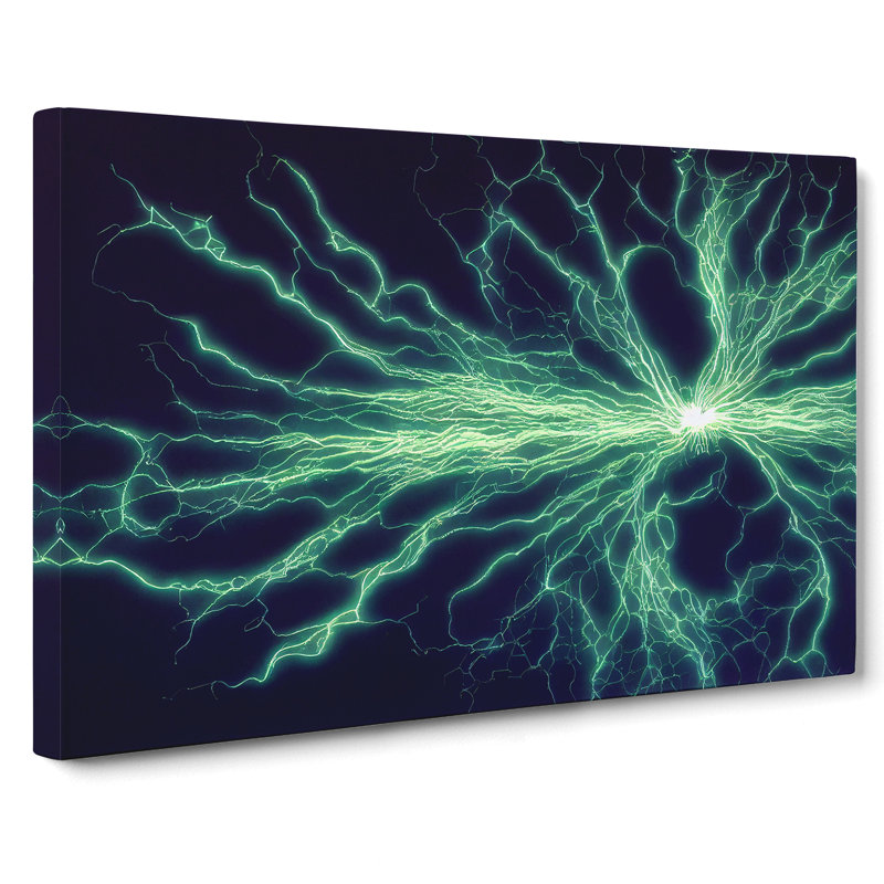 Electricity Art Vol.3 - Wrapped Canvas Print, 35cm H x 50cm W x 3cm D