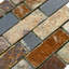 Carreau de mosaïque mural 12 po x 12 po