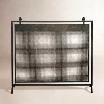 Pare-étincelles en métal avec grille