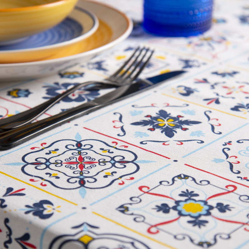 Excelsa Vietri Color Tablecloth 140X240 Cm, 140cm W x 240cm L