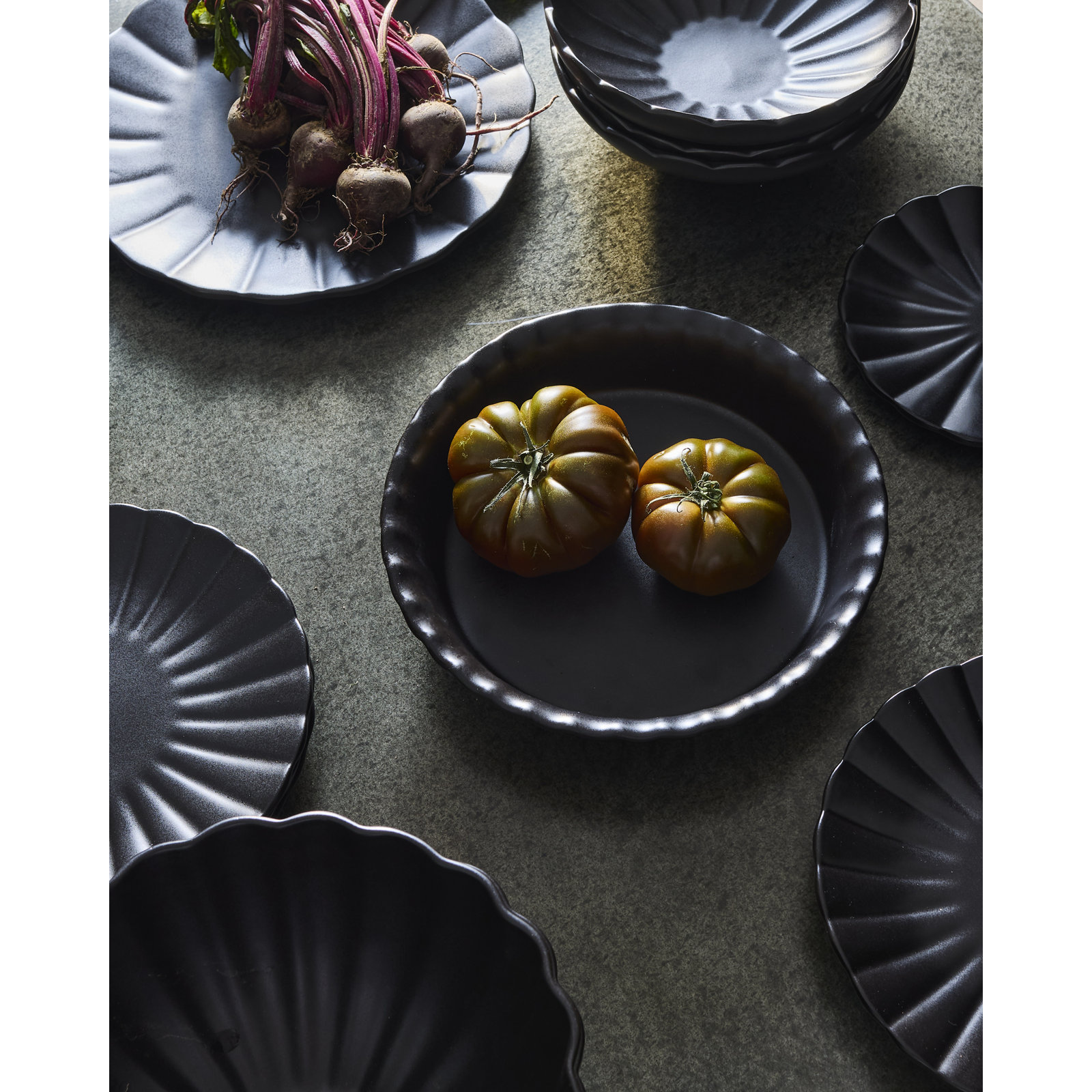 Lafayette 7" Bread Plate, Noir