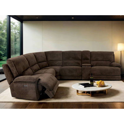 Canapé modulaire électrique L 134,4 po, Java