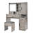 Pavo Farmhouse Vanity With Movable LED Mirror And Charging Station-122065418