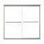60" W x 73" H Frameless Rectangle Sliding Tub & Shower Kit with Towel Bar and Base Included-2004805081