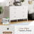 3-Piece Drawer Dresser Set,White