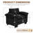 Modern Comfy Accent Chair Upholstered Armchair For Small Spaces-145527128