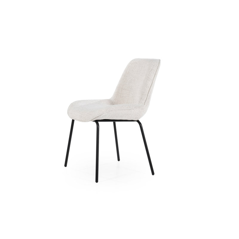Dining Chair Upholstered Dining Chair, White
