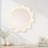 Tallulah Faux Bois Round Metal Wall Mirror