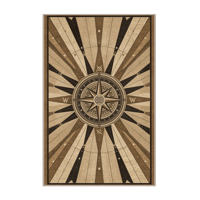 Tapis lavable à la machine Art Deco, 5 x 8
