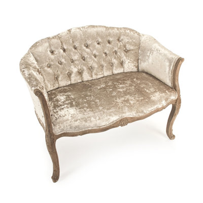 Denieul 43'' Velvet Loveseat