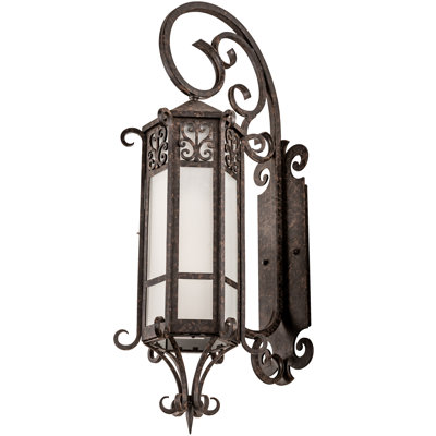 Applique murale lanterne l 12 po Caprice