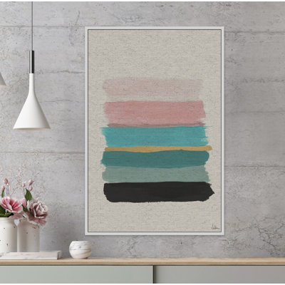 « pastels échantillons », reproduction d’art sur toile encadrée