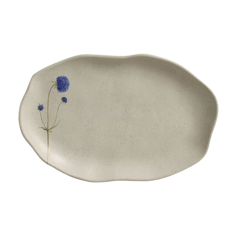 Campestre Serving Platter 11.8” Ceramic Stoneware - Microwave, Oven, and Dishwasher Safe, by Porto Brasil