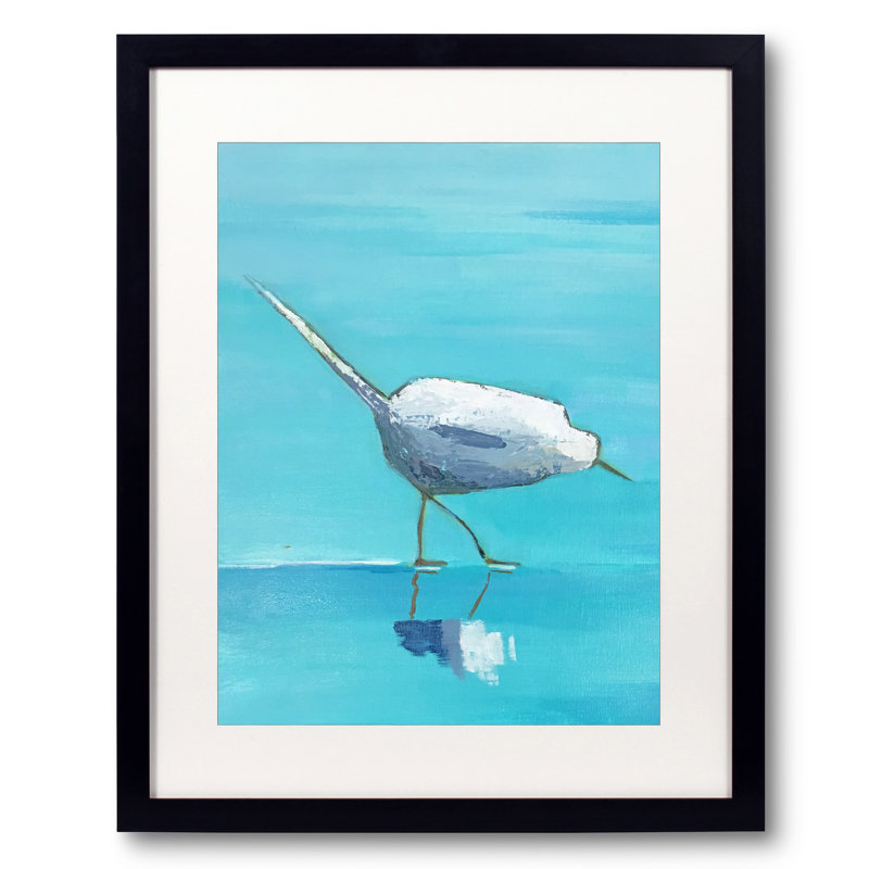 Egret 1 Print by Phyllis Adams