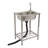 Stainless Steel Free Standing Single Bowl Kitchen Sink
