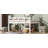 Full Rubber Wood Loft Bed With Ladder,White-1883117772-1883117773