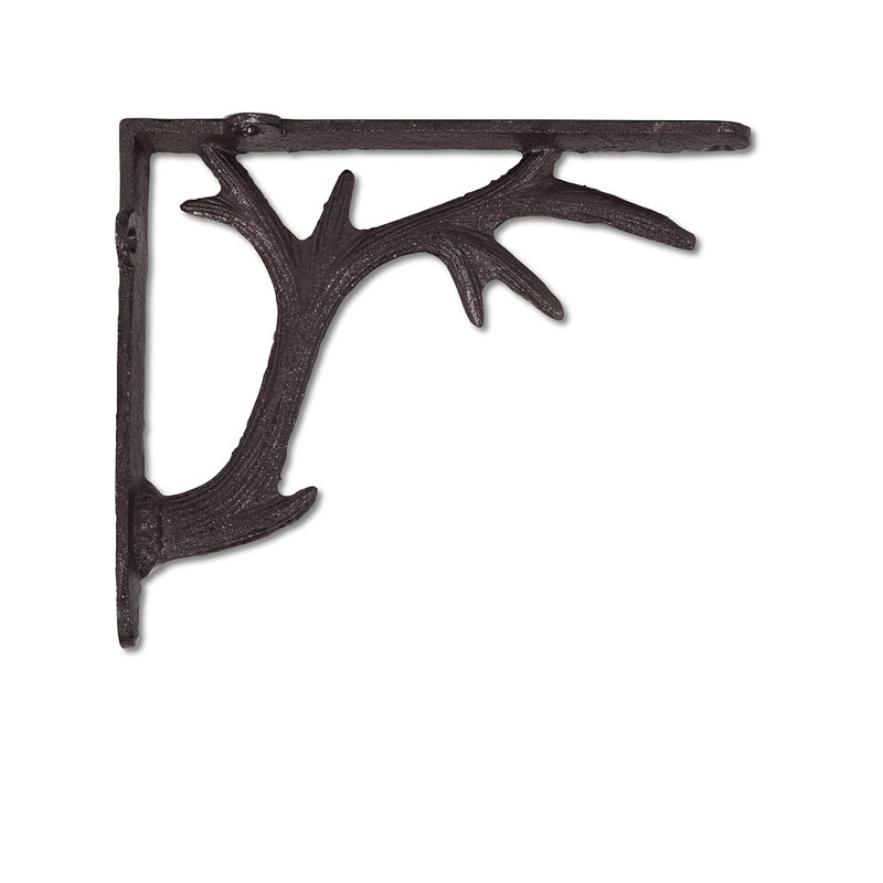 Support de tablette en bois de cerf, H 5 po x l 7,5 po x P 7,5 po