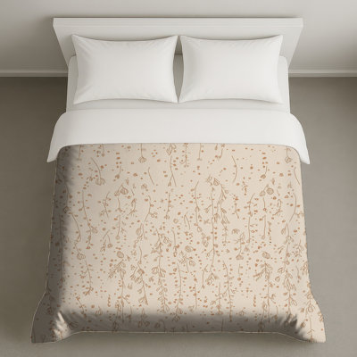 Housse de couette à motif floral
