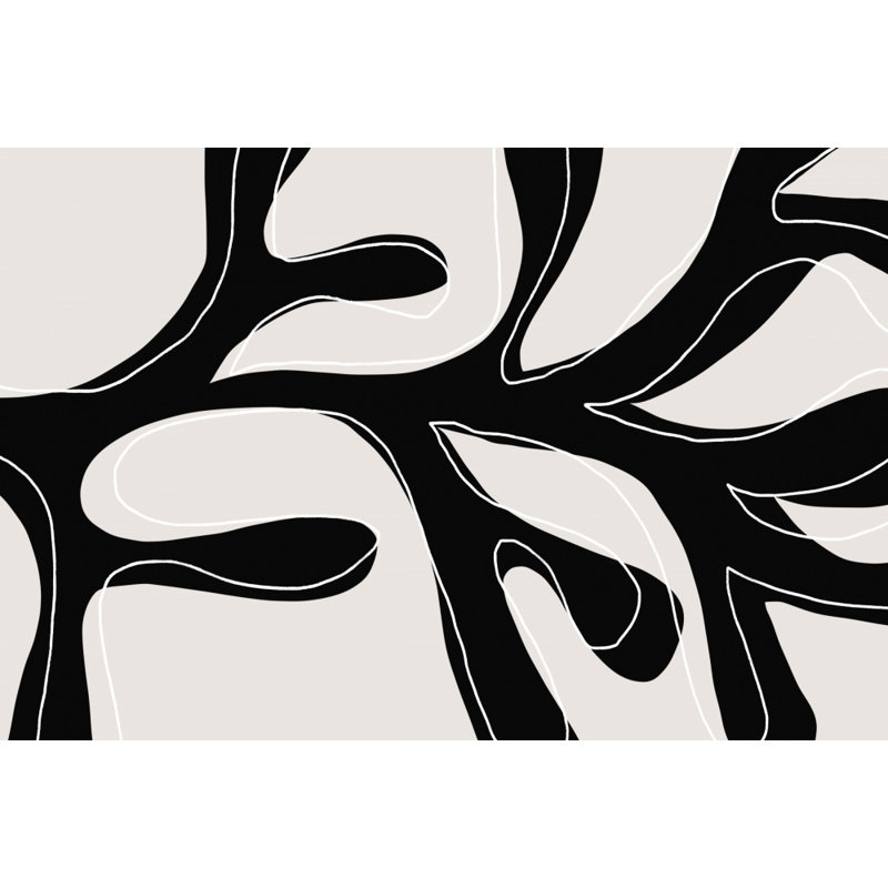 Abstract Twig White, 60.96 cm H x 91.44 cm W