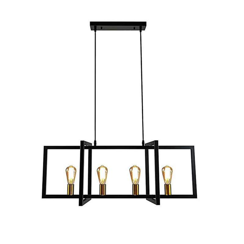 Modern 4 - Light Dimmable Kitchen Island Chandelier Pendant Light