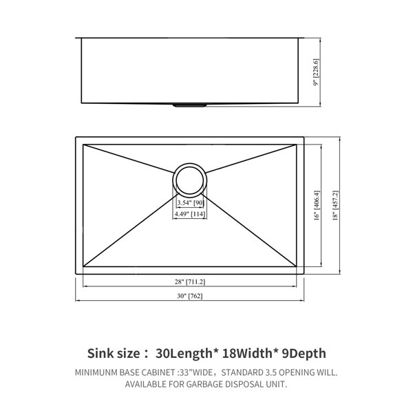Dimensions du produit