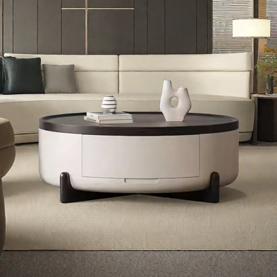 Table basse ronde de luxe légère