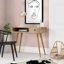 Ione Solid Wood Writing Desk