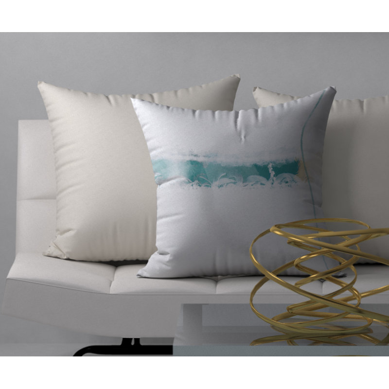 Coussin décoratif carrée de qualité magnifique, 18 po x 18 po