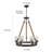 Blakehurst 6 - Light Wagon Wheel Chandelier