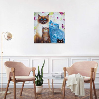 Harry William Coco And Penny - Wrapped Canvas Painting