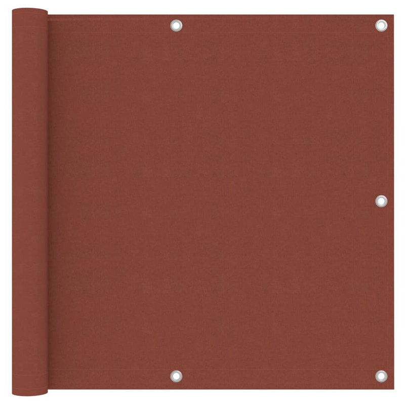 Tissu Oxford Vidaxl, L 118,1 po x P 35,4 po, Terre cuite