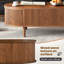 Table basse ovale moderne avec rangement caché 47,24 "Modern-422555607