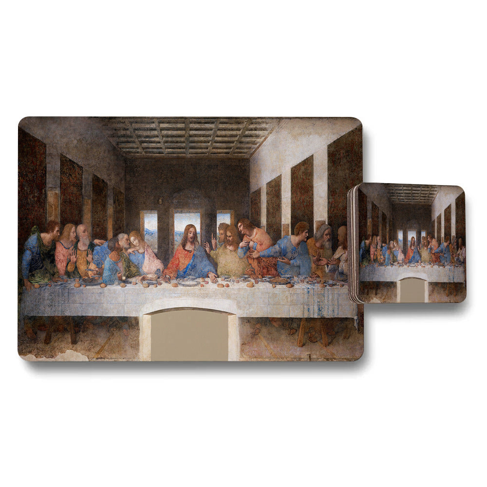 The Last Supper Placemats and Coaster Set for Dining Table