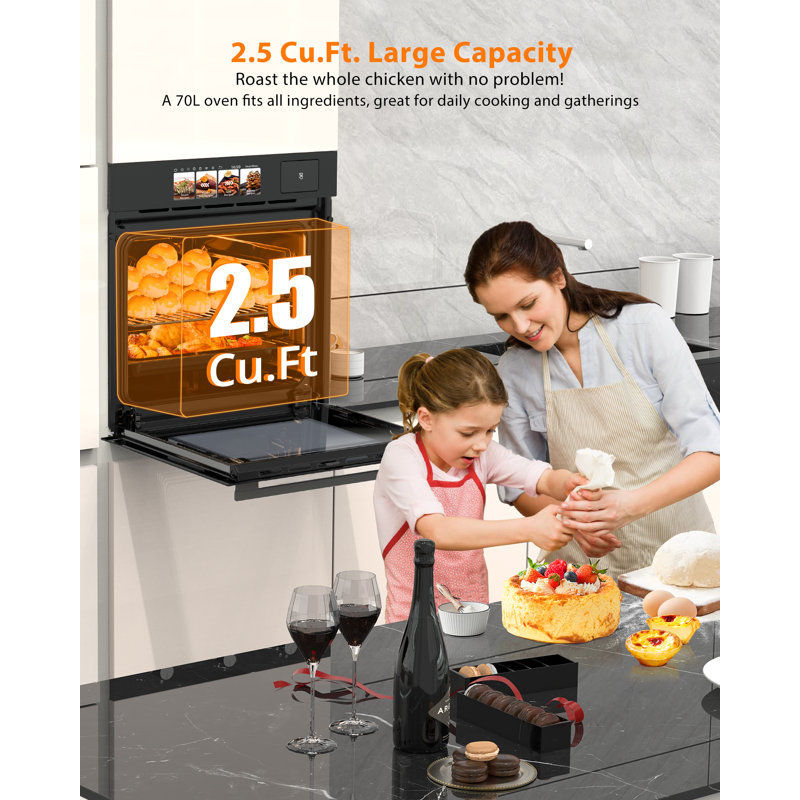 Four mural électrique 24 "2,5 pieds cubes Fashionwu