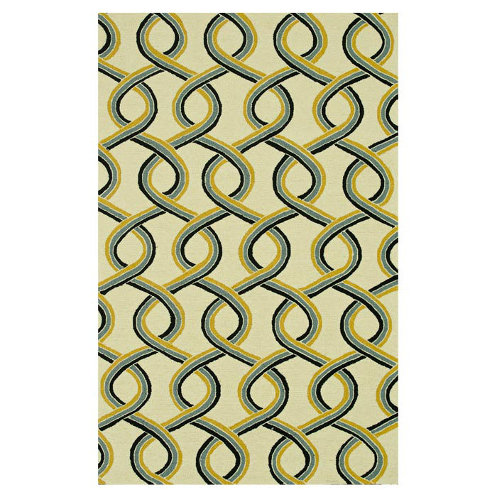 Danko Geometric Indoor / Outdoor Rug, Rectangle 9'3" x 13'