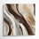 Aquarelle abstraite, art mural sur toile beige 23