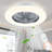 Machell 19.7'' Ceiling Fan with LED Lights