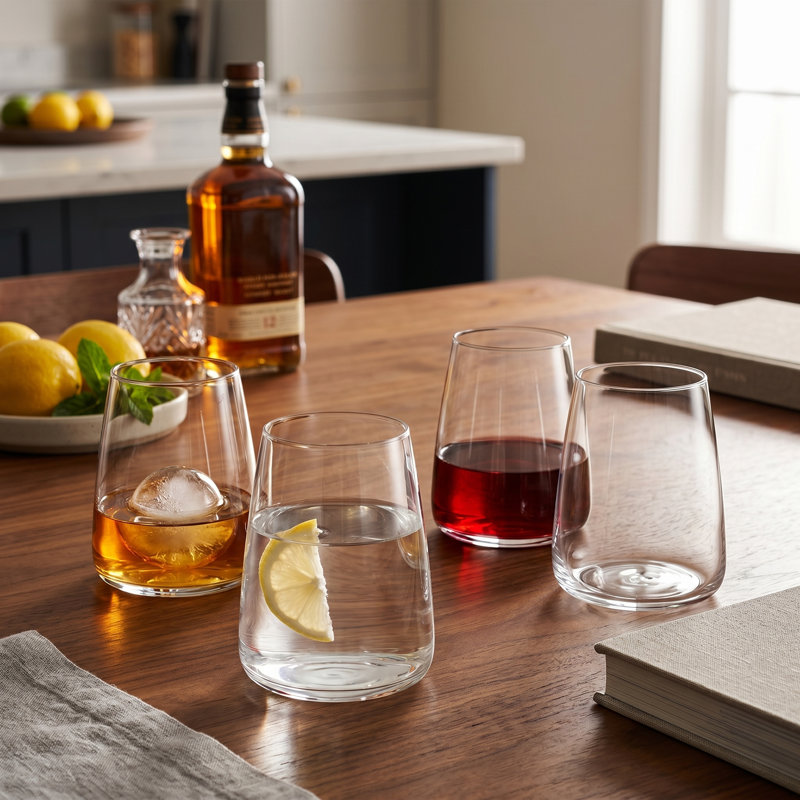 Ensemble de 4 verres à whisky 13 oz Pinot
