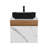 24 " W Freestanding Standard Free Standing Single Double Single Vanity Bathroom Vanity With Top