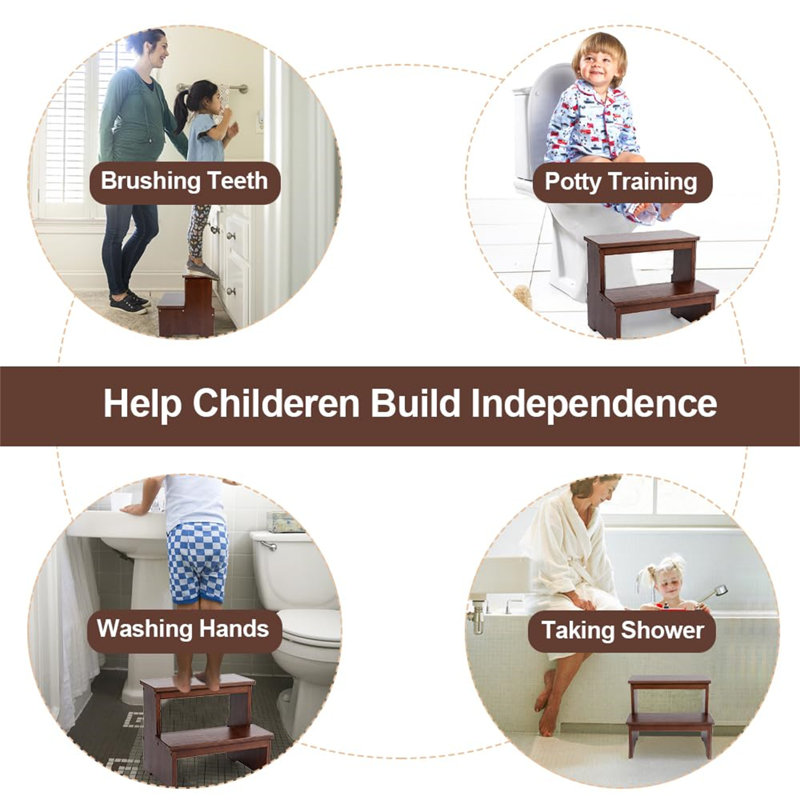 Burkey Manufactured Wood Step Stool