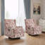 Fauteuil inclinable et oscillant rembourré classique-1559355146