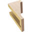 Bois de cèdre brut BurlingtonThane Corbel, apprêté brun clair Burlington-88289838