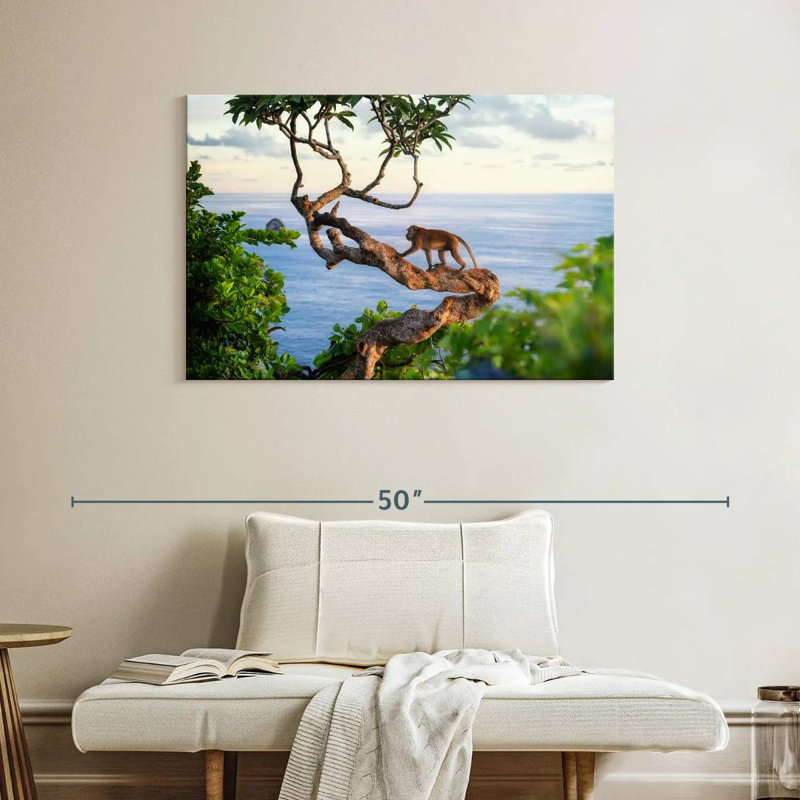 Brampt Balinese Monkey, 26" H x 39" W