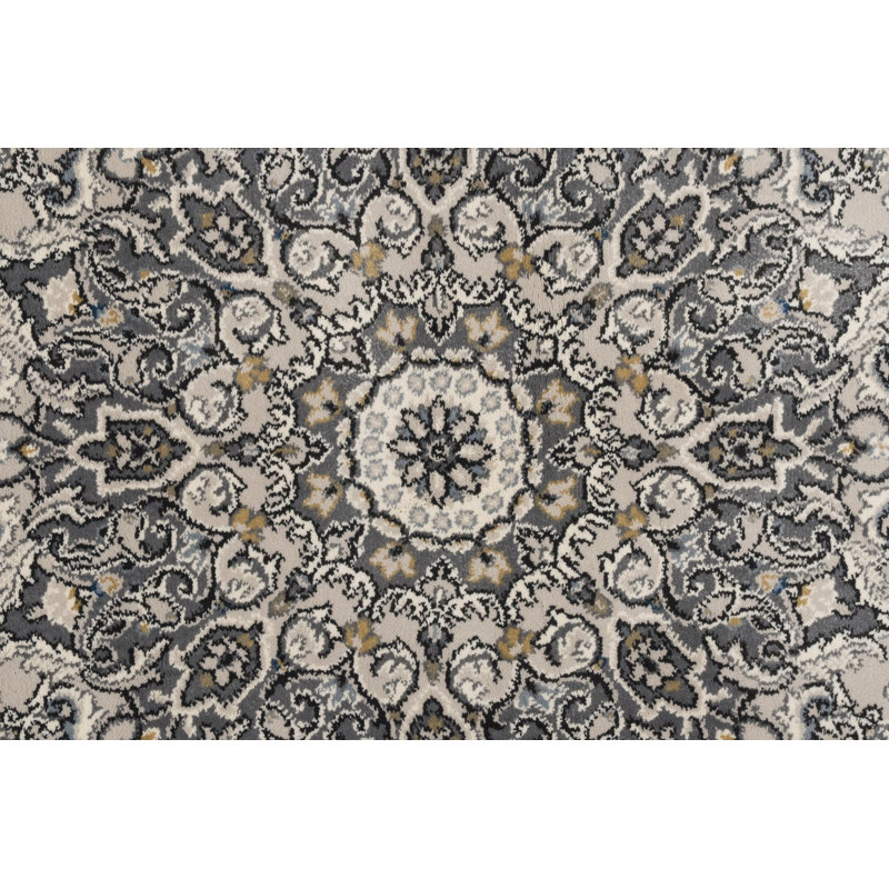 Attell Oriental Indoor Rug, Round 7'10"