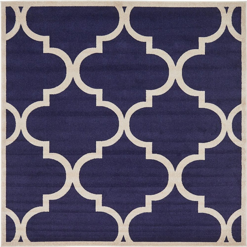 Cohleen Geometric Indoor Rug, Square 8'