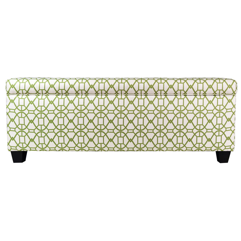 Banc de rangement pour chaussures Noblesville, Grand, Vert