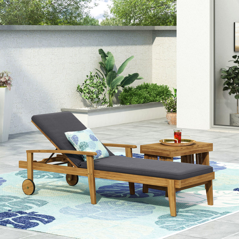 Causeuse pour chaise longue JASON BEACH CHAISE, Gris