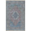 Tapis bleu traditionnel en laine tissé à la main Alandrea-469313177