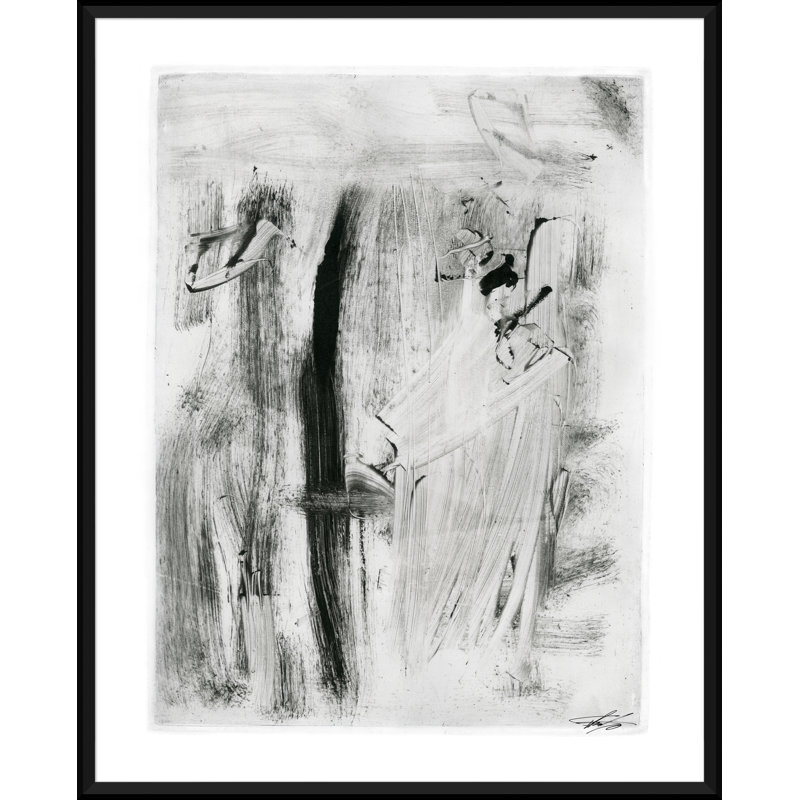 A Study In Black And White Giclee Print, 31" H x 25" W x 2.38" D